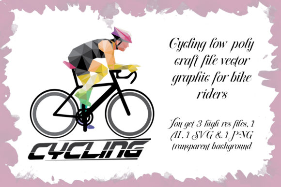 Download Cycling Low Poly Craft File Vector - File Collection