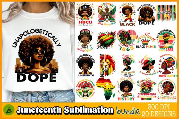 Download Support Juneteenth Sublimation Bundle - Sublimation Collection