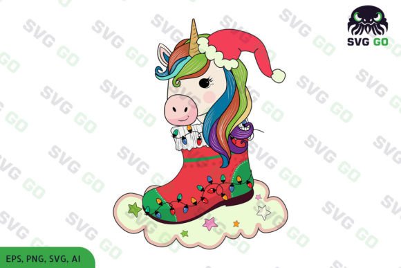 Download Funny Unicorn Christmas Sublimation SVG - Sublimation Collection