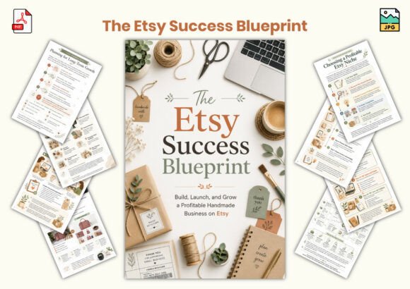 Download The Etsy Success Blueprint - Blue Collection