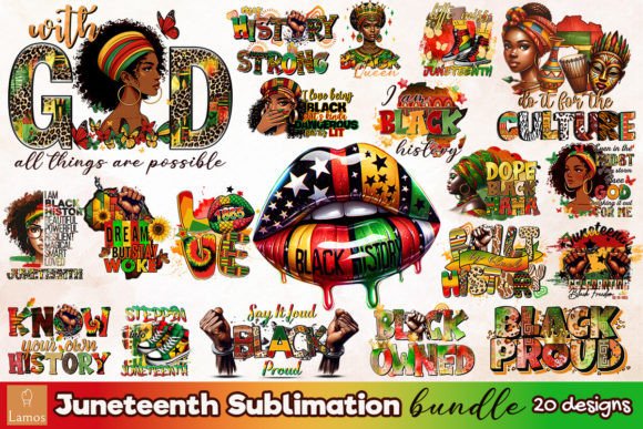 Download Juneteenth Sublimation Bundle - Sublimation Collection