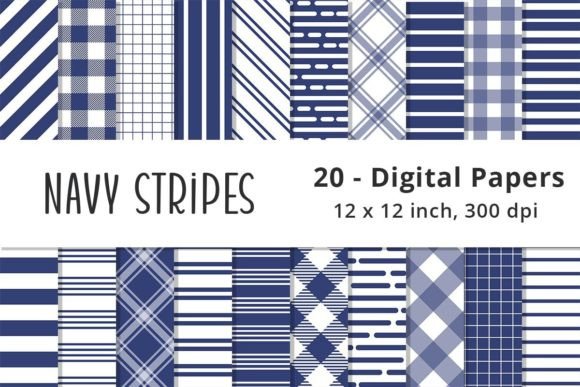 Download Navy Blue Stripes Background Patterns - Blue Collection