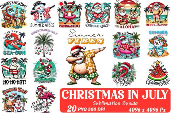 Download Christmas in July Sublimation Bundle - Sublimation Collection