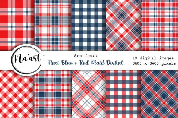 Download Navi Blue &amp; Red Digital Paper - Blue Collection