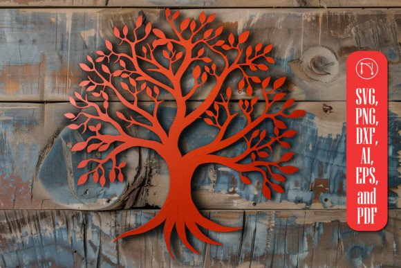 Download Tree Laser Cut SVG File Wall Decor - File Collection