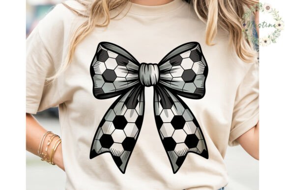 Download Soccer Ball Bow Sublimation Design - Sublimation Collection