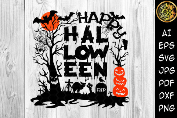Download Happy Halloween SVG Cut Files 12x12 in - File Collection